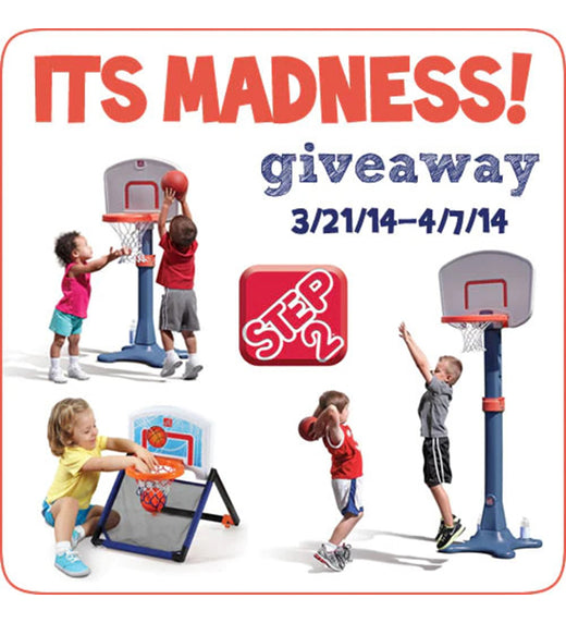 It's Madness! Step2 Basketball Hoop Giveaway