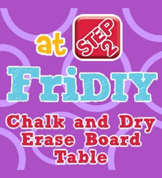 Chalk and Dry Erase Board Table