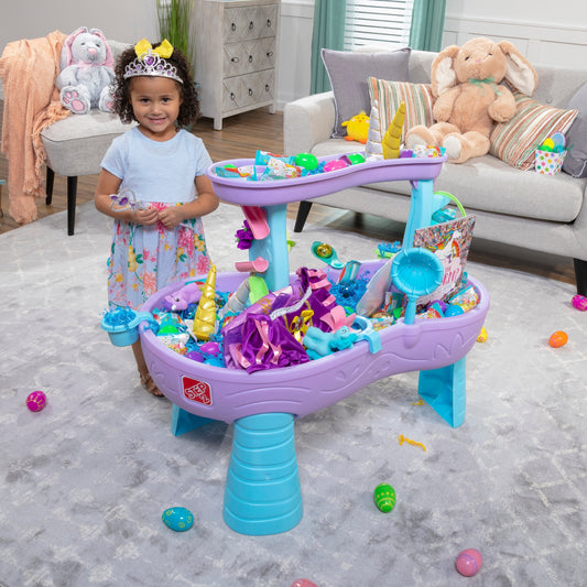 How to Transform a Toddler Water Table into an Easter Basket