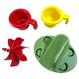 Cup, Strainer, Water Wheel, Base (AC) (142148)