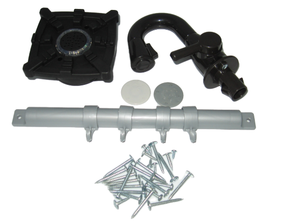 Hardware  Faucet  Square Burner  Bar & Hooks (Su) (143803)