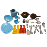 Dish set, Coffee Pot & Spice Bottles (w/o decals) (143303)