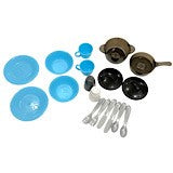 Dish Set With Boiling Pot, Pan & Lids (R1) (143305)