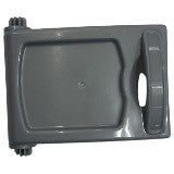Microwave Door Silver (163486B01B)