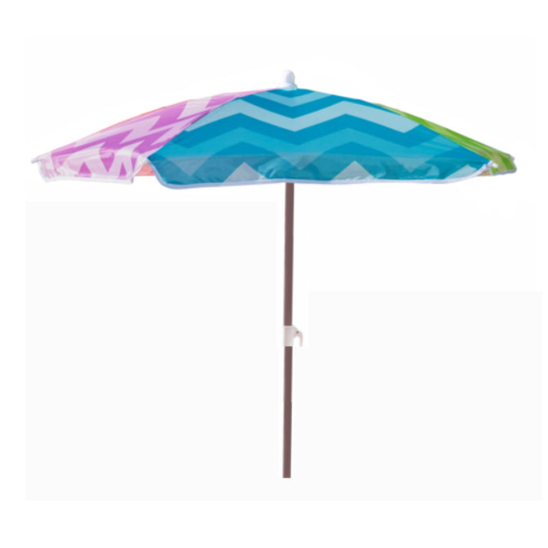 Umbrella 42" Rainbow Chevron