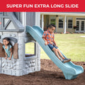 Enchanting Adventures 2-Story Playhouse & Slide extra long slide