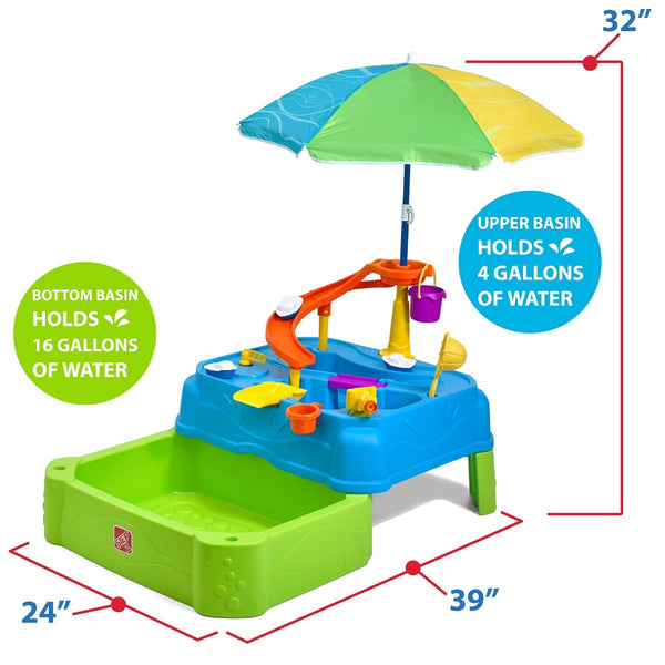 Waterpark Wonders Two-Tier Water Table Dimensions