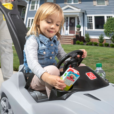 Whisper Ride Cruiser™ - Gray with kid and adult cupholders