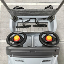 Side-By-Side Push Around SUV Gray interior view<br />