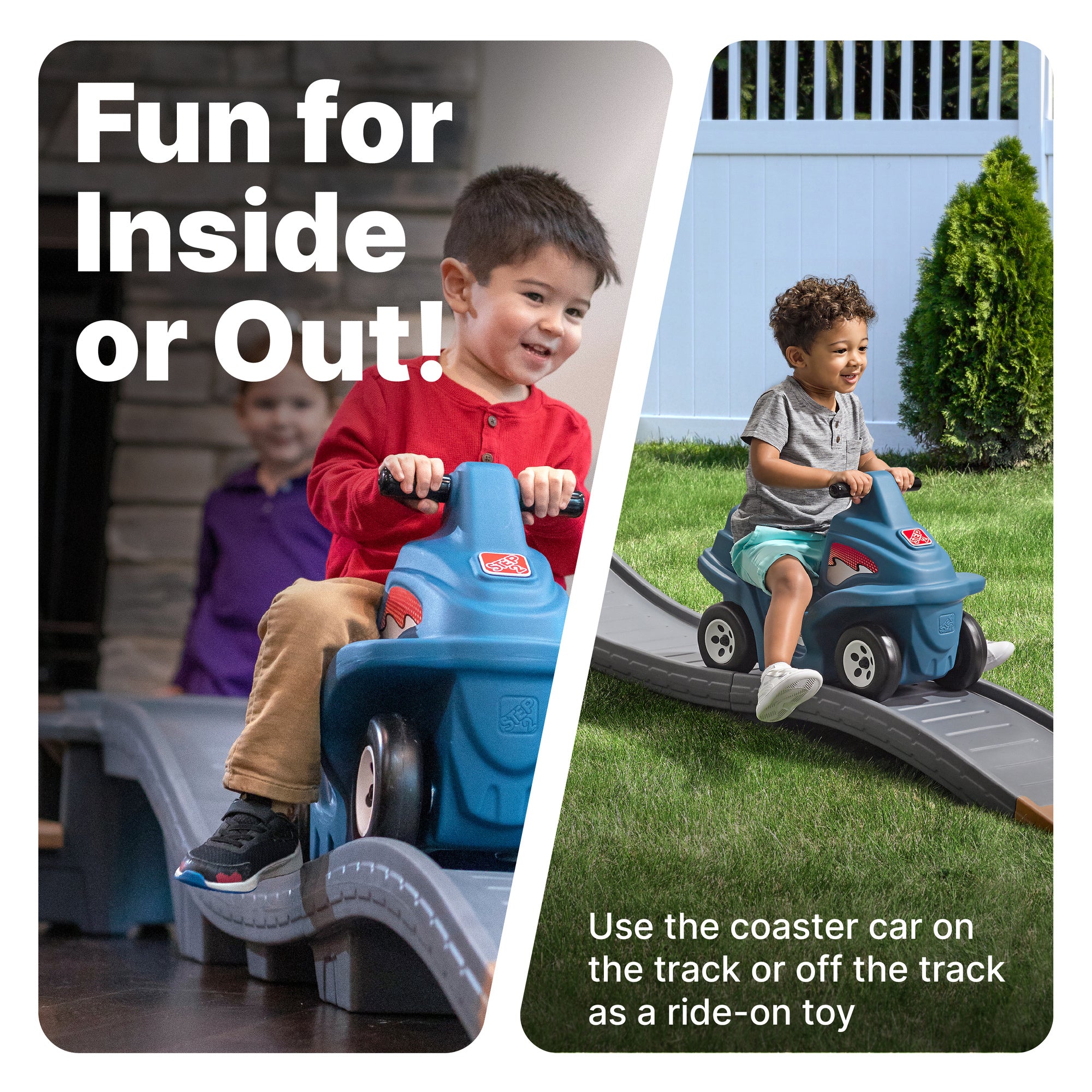 Coaster Rider Stroller Toddler & Kids Roller Coasters for Active Play – Step2