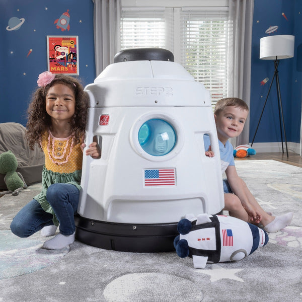 Space Capsule Swing kids using as playhouse