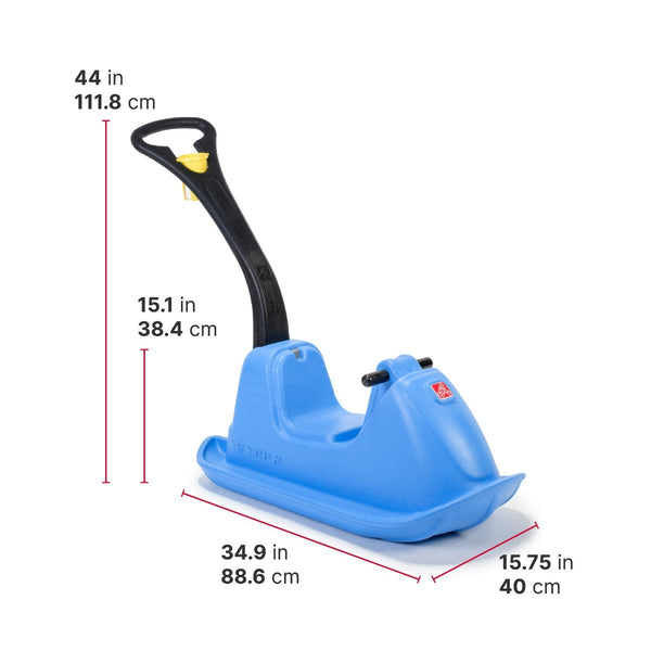 Push Around Snow Sled dimensions