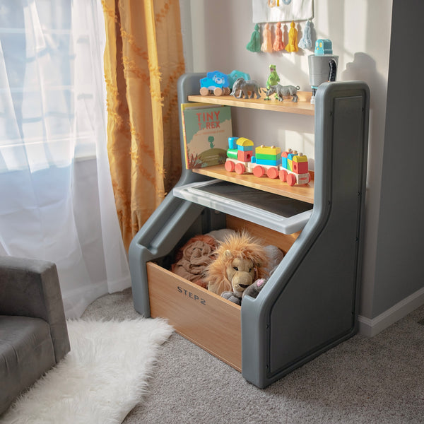 Harmony Toy Storage Box™ with toys displayed