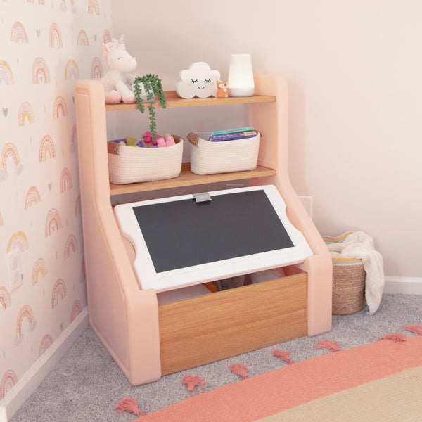 Harmony Toy Storage Box™ lid with chalkboard surface