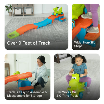 Dino Dash Up &  Down Roller Coaster value propositions