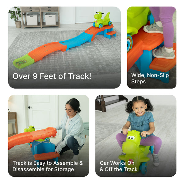 Dino Dash Up &  Down Roller Coaster value propositions