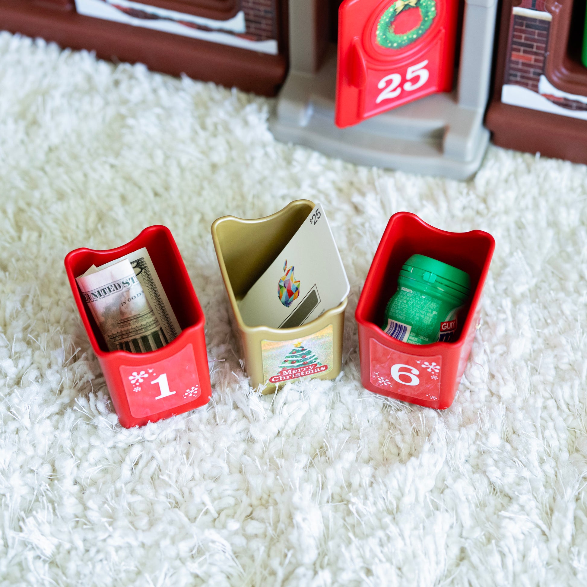 My First Advent Calendar with bins to hold small items