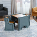 Harmony Table and Chairs™ - Sage Gray  table and 2 chairs