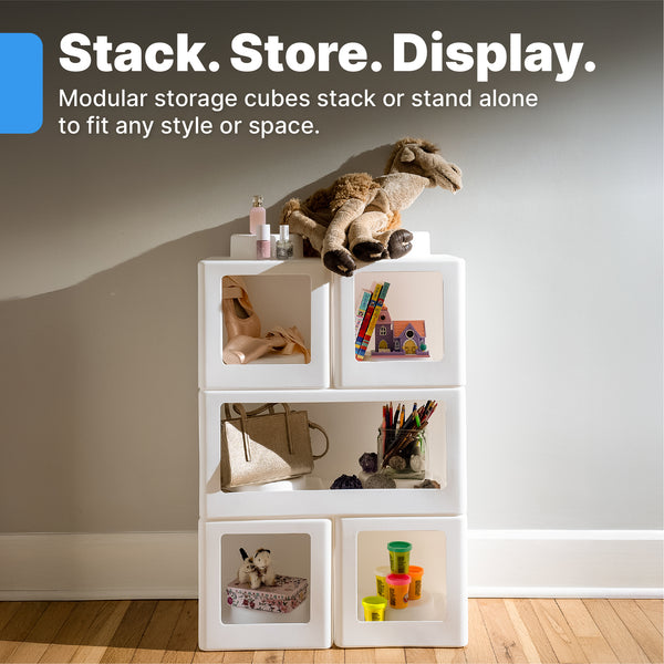 Contemporary Builders Stackable Storage Cubes™