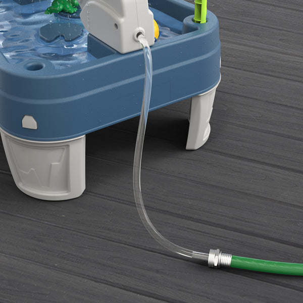 Misting Mountain & Waterfall™ attach standard garden hose for misting feature