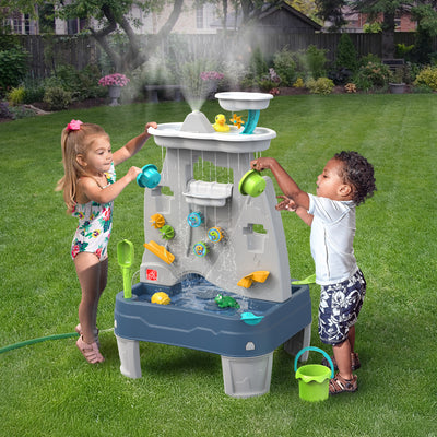 Misting Mountain & Waterfall™ with kids playing