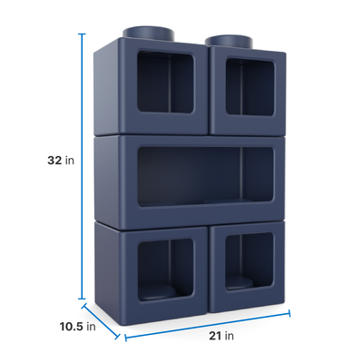 Contemporary Builders Stackable Storage Cubes™