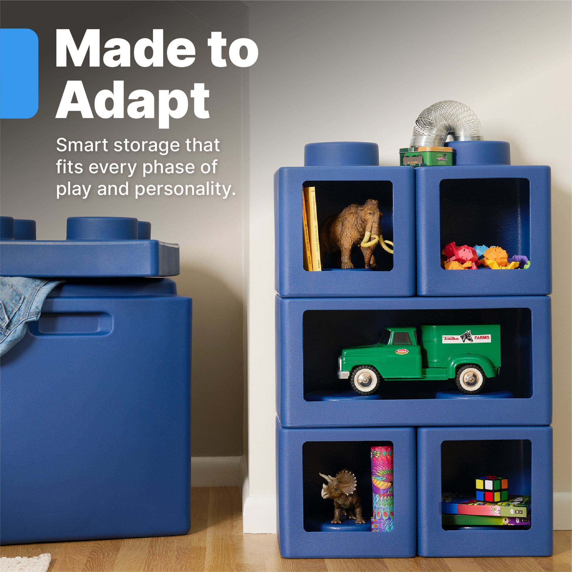 Contemporary Builders Stackable Storage Cubes™