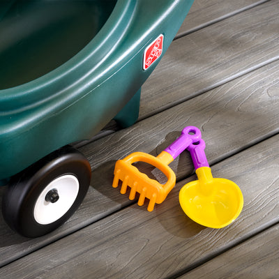 Kids Backyard Builder Garden Cart & Wheelbarrow