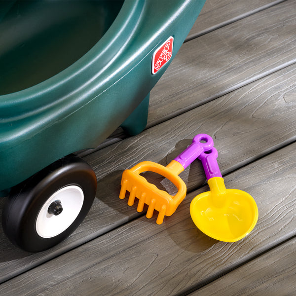 Kids Backyard Builder Garden Cart & Wheelbarrow