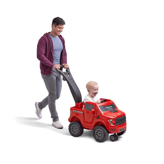 2 in 1 Ford Raptor Push Car with child