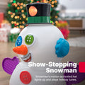 My First Snowman™ motion activated hat lights up and plays holiday tunes