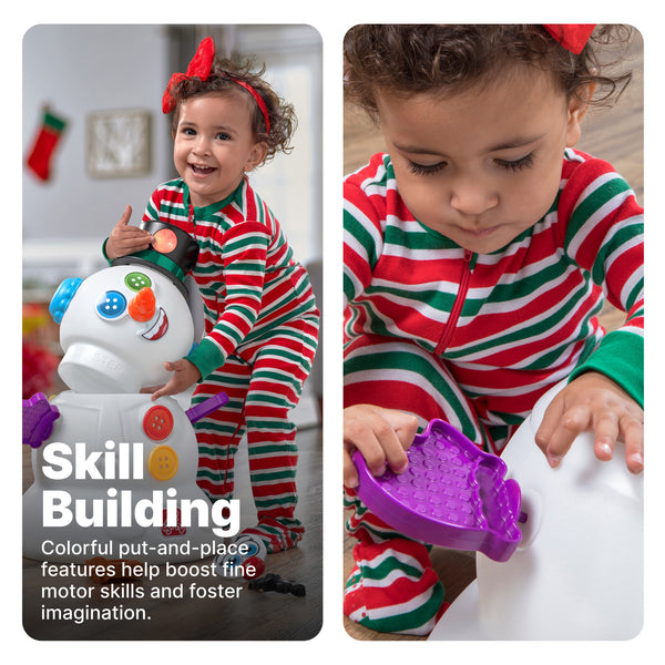 My First Snowman™ put-and-place features