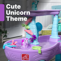 Rain Showers & Unicorns Water Table unicorn theme