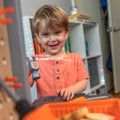 Handyman Workbench™ - Orange boy playing with hammer