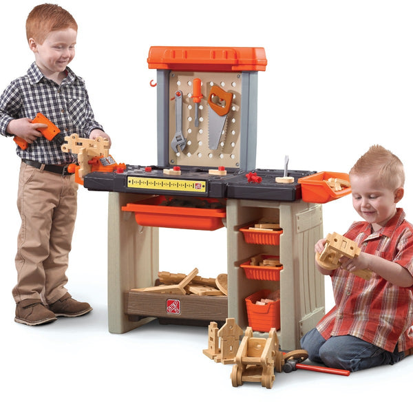 Handyman Workbench™ - Orange Parts from Step2