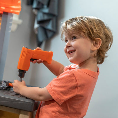 Handyman Workbench™ - Orange realistic sounding drill