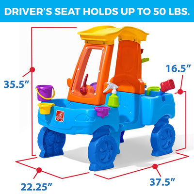 Car Wash Splash Center Water Table dimensions