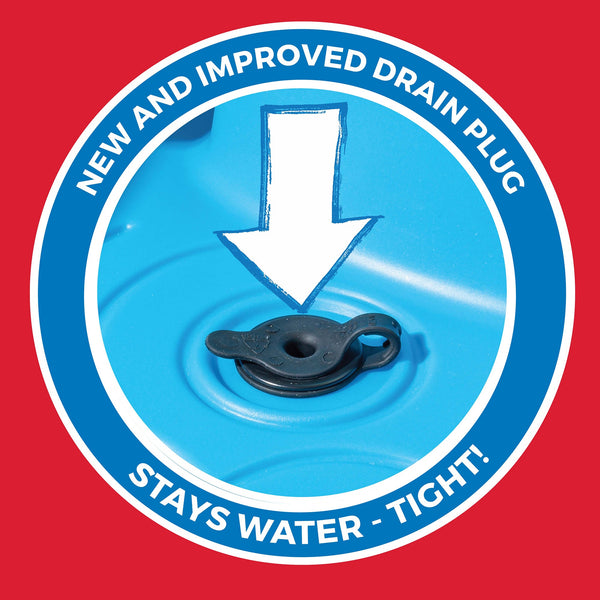 Tropical Rainforest Water Table  improved drain plug