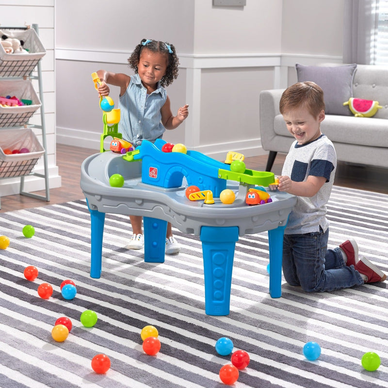 Ball Buddies Truckin and Rollin Play Table with children playing