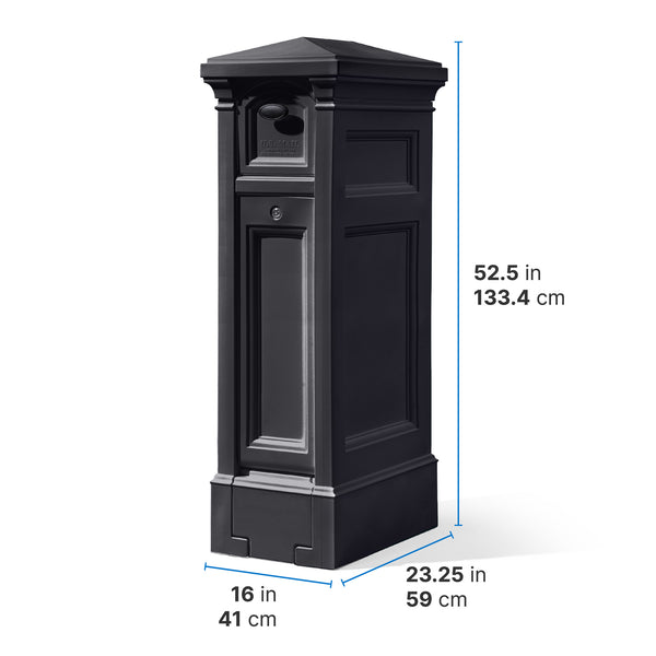 Atherton Reserve Storage Mailbox dimensions
