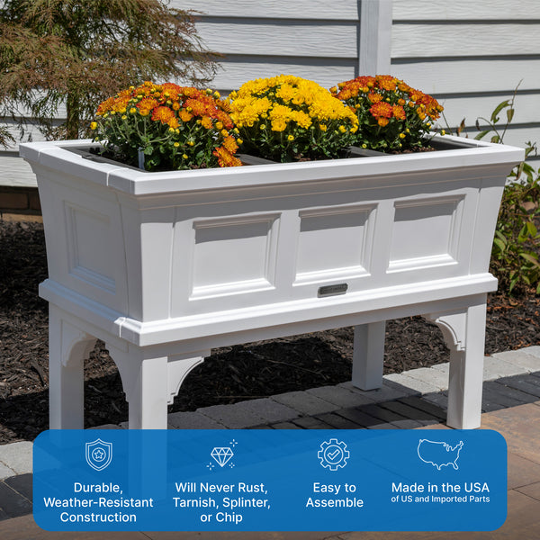raised planter pots Atherton Raised Planter Box from Step2