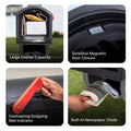 Lakewood Mailbox & Post Kit with magnetic door closure and built-in newspaper chute