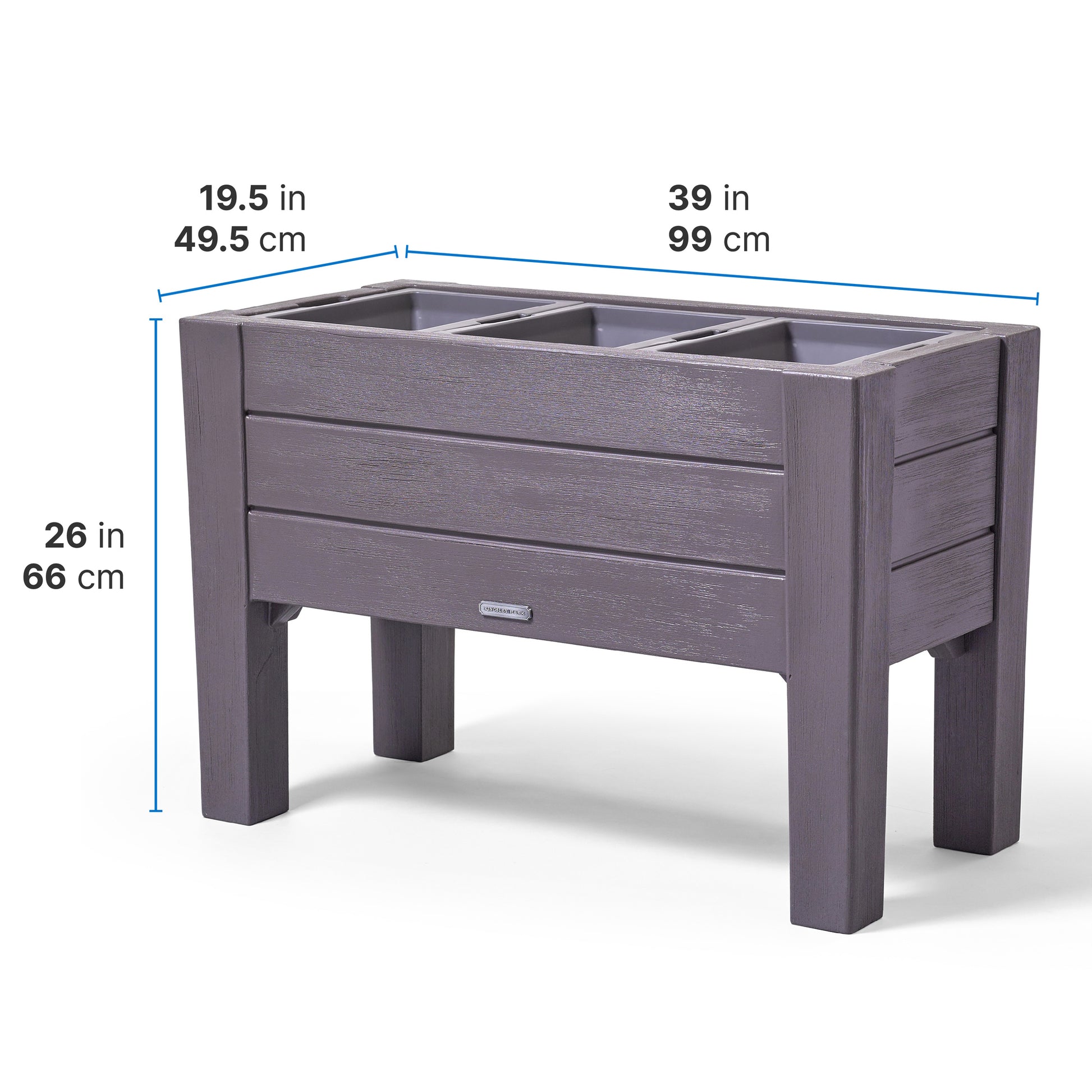 Lakewood Raised Planter™ dimensions diagram