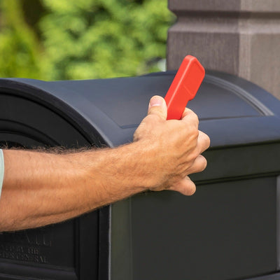 Lakewood XL Mailbox & Post Kit mailbox flag.