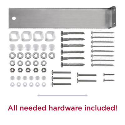 Atherton Grand Mail Post & XL Mailbox™ - Onyx Black needed hardware included