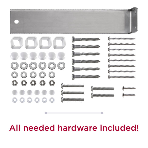 Atherton Grand Mail Post & XL Mailbox™ - Onyx Black needed hardware included