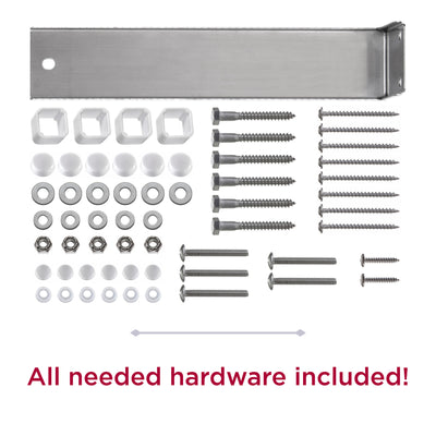 Atherton Grand Mail Post & XL Mailbox™ - Classic White needed hardware included