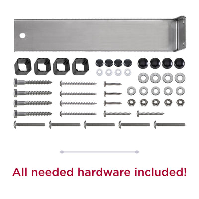 Atherton Mail Post & XL Mailbox™ - Onyx Black needed hardware included