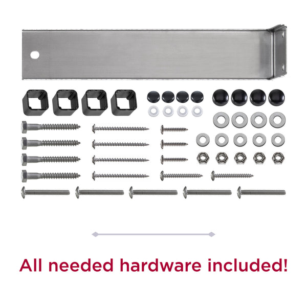 Atherton Mail Post & XL Mailbox™ - Onyx Black needed hardware included