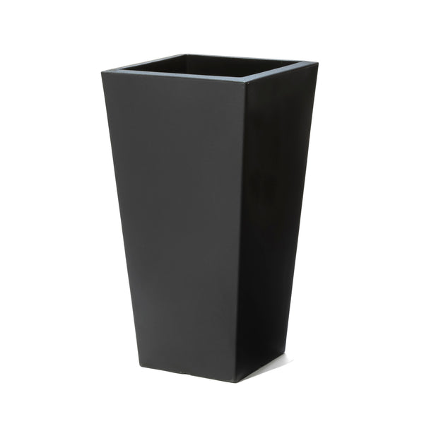 Tremont Tall Square Tapered Planter™ - Onyx Black